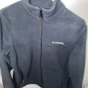 MENS SMALL BLACK COLUMBIA FLEECE